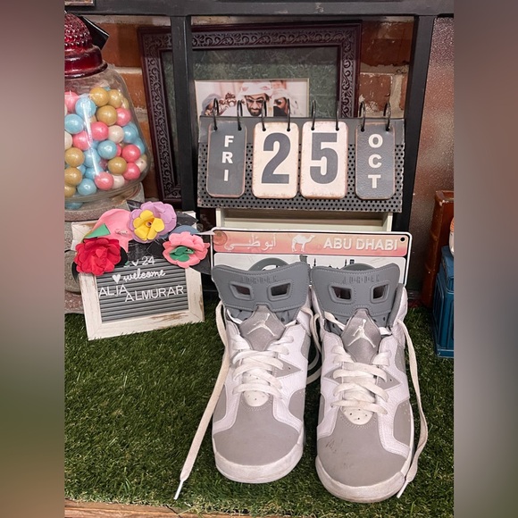 Nike Air Jordan 7Retro (GS) 'White/Cool Grey' Youth Size - Picture 1 of 8